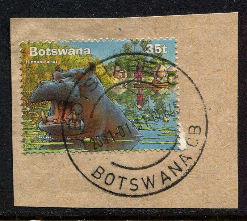 Botswana - Used On Piece