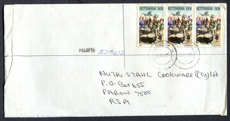 Botswana - "Maxi" Size Registered Cover