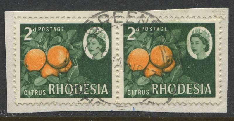 Rhodesia - Used On Piece