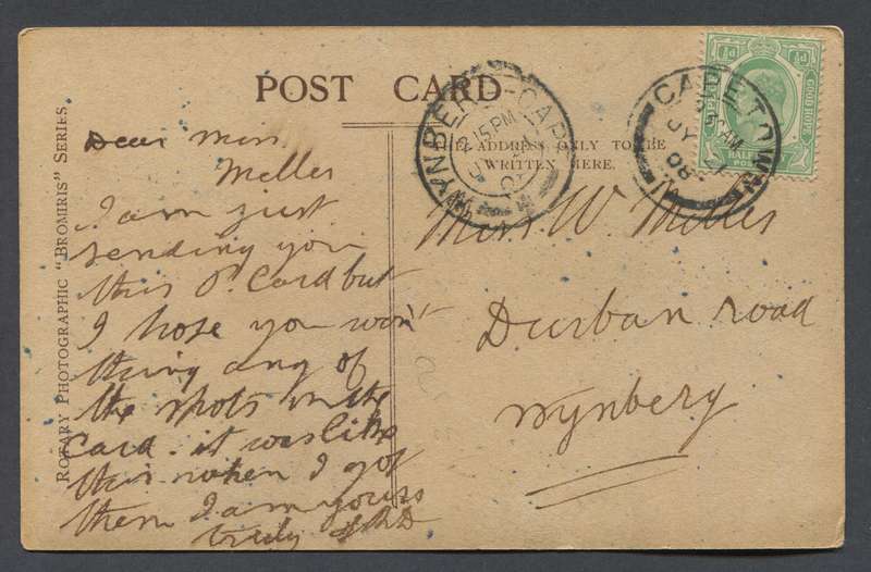 Cape of Good Hope - Post Card