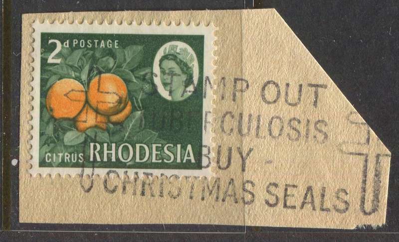 Rhodesia - Used On Piece