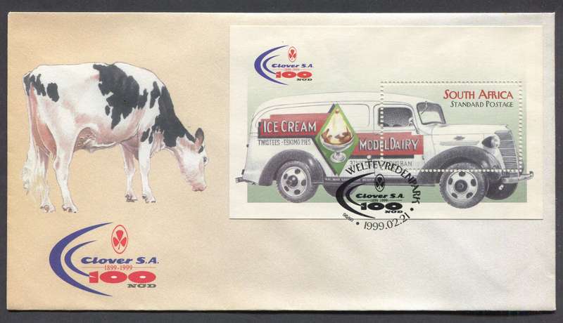 RSA - Miniature Sheet Cover - 1998