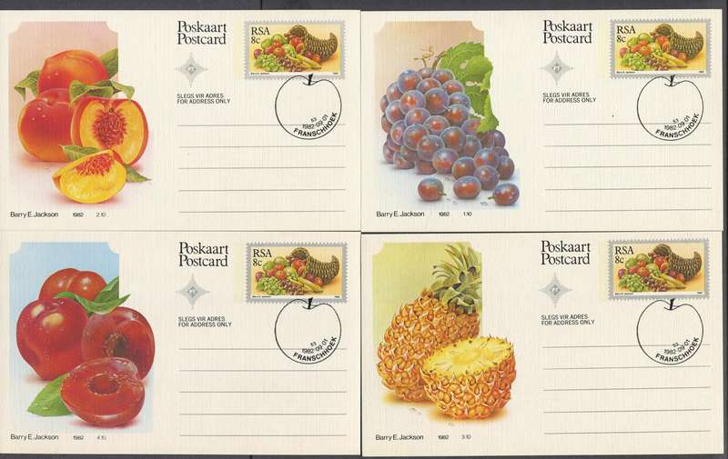 RSA - Postal Stationary - Set of 10 8c Post Cards