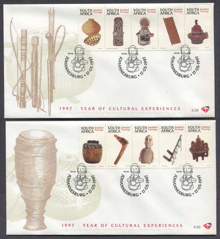 RSA - Set of 2 FDC's - No 6.59 and 6.60 - 1997
