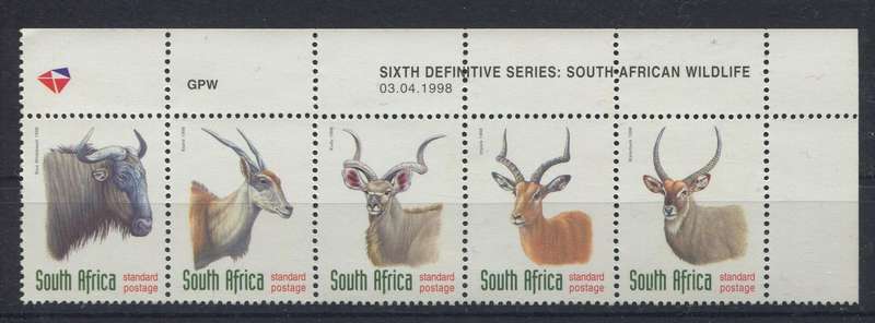 RSA - Strip Of 5 - 1998 - MNH