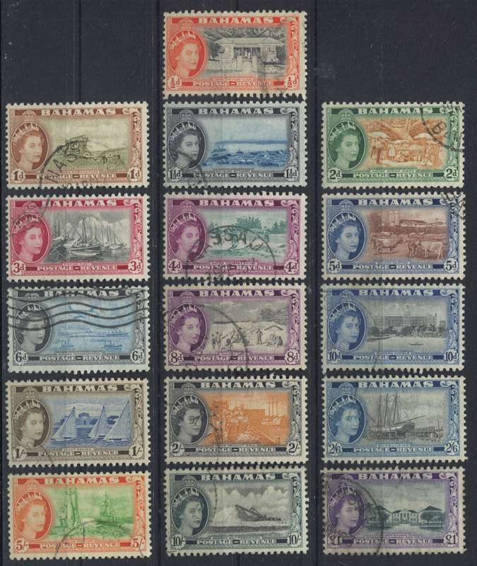 Bahamas - Set of 16 - 1954 - Used