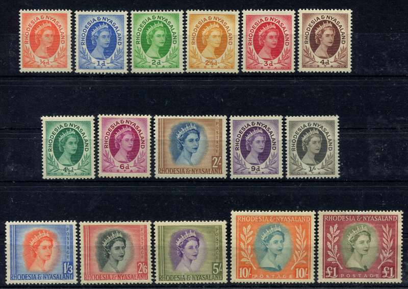 Rhodesia and Nyasaland - 1954 - MM