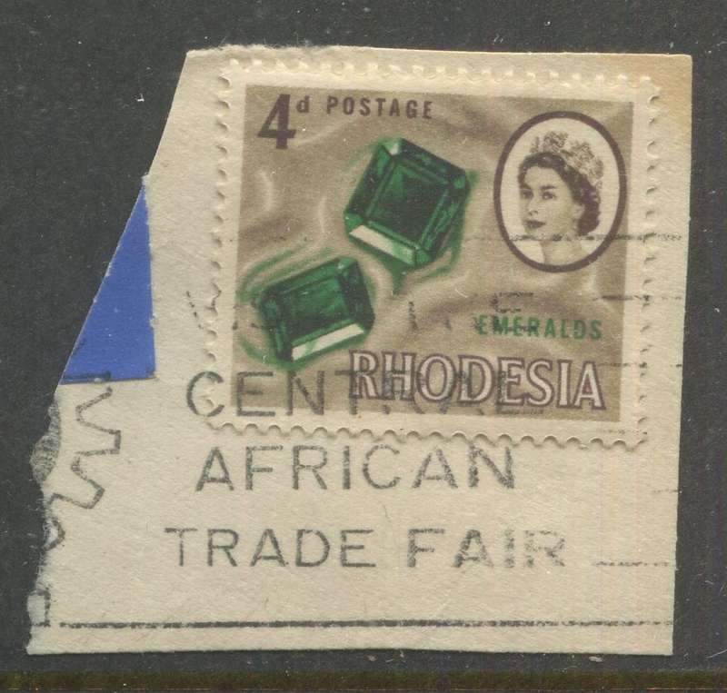 Rhodesia - Used On Piece