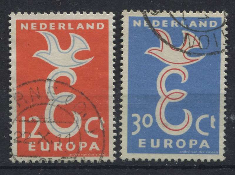 Netherlands - 1958 - Used