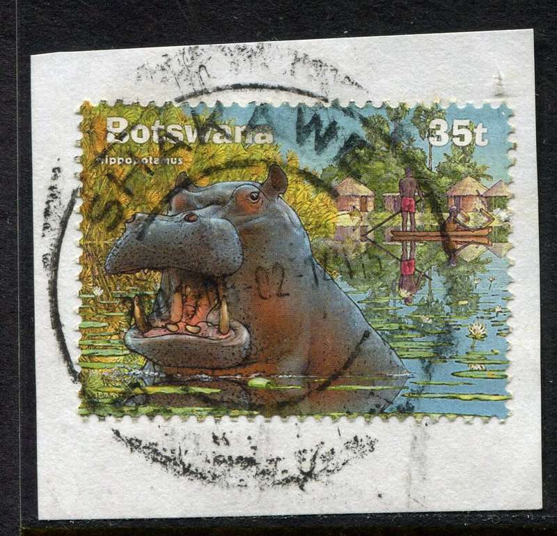 Botswana - Used On Piece