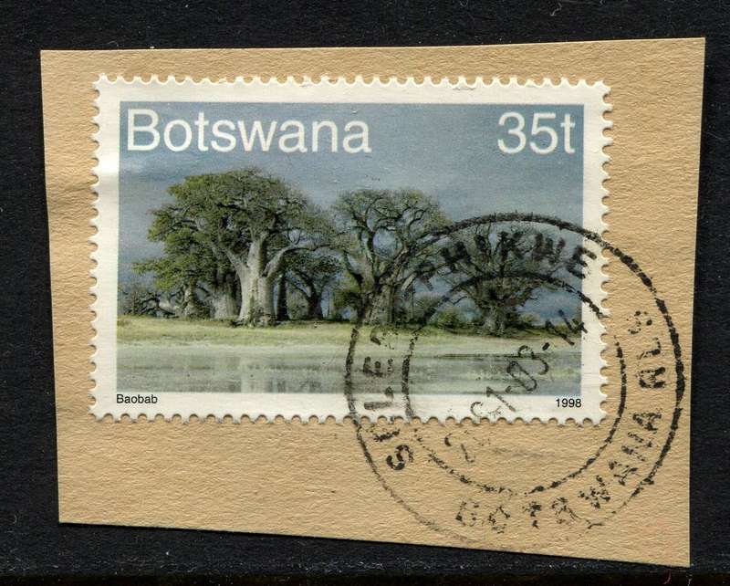Botswana - Used On Piece