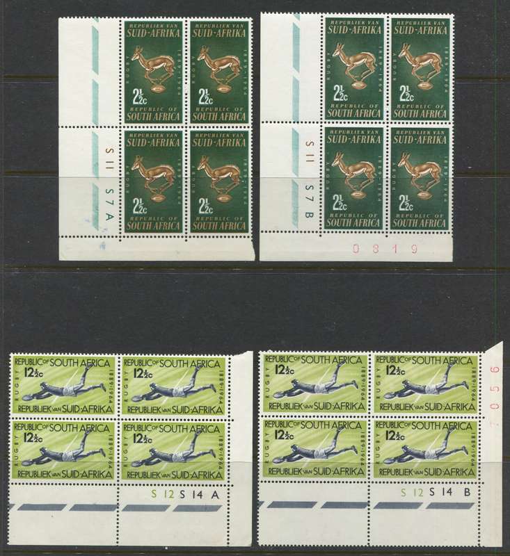 RSA - Set of 4 Control  Blocks Of 4 - 1964 - MNH