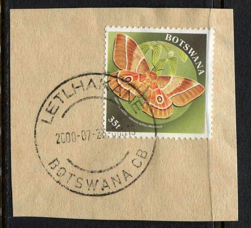 Botswana - Used On Piece