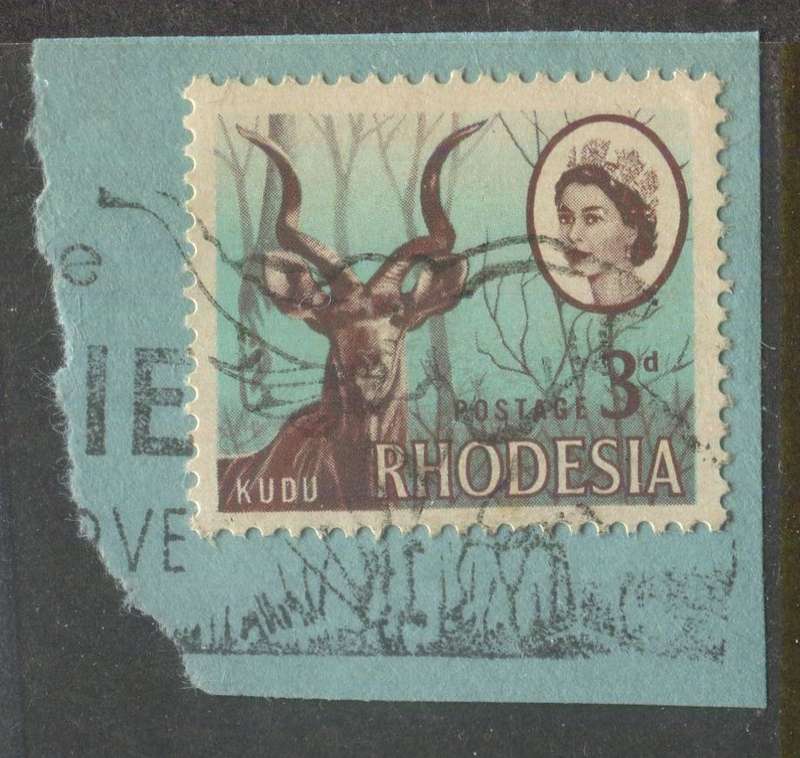 Rhodesia - Used On Piece