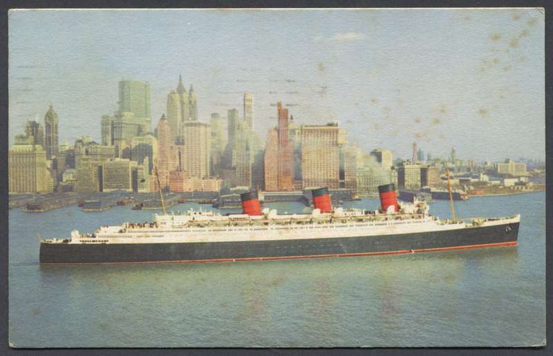 Great Britain - Post Card Posted At Sea