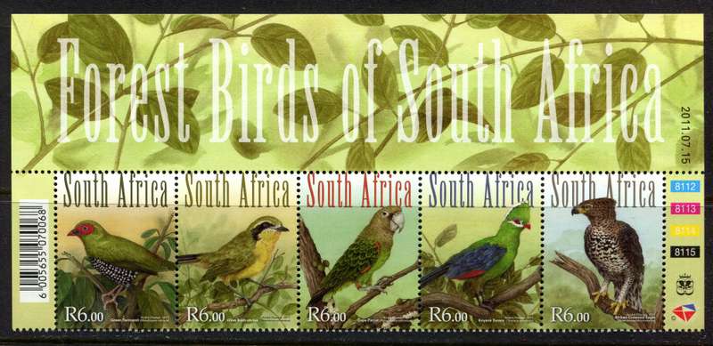 RSA - Birds - 2011 - MNH