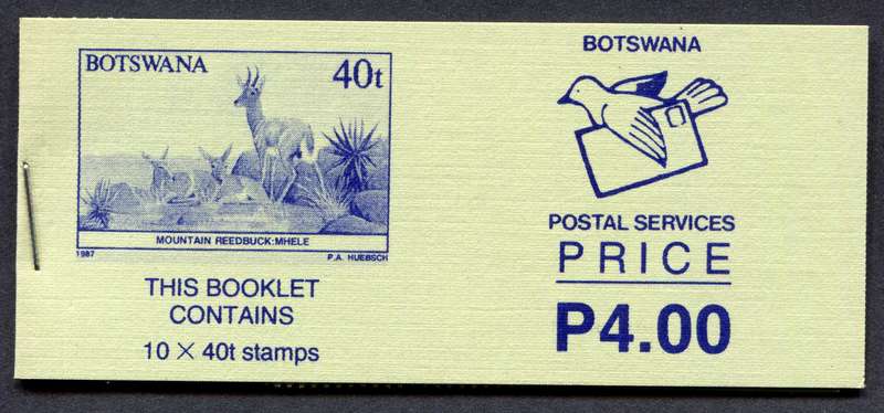 Botswana - Complete Booklet of 10 - 1989 - MNH