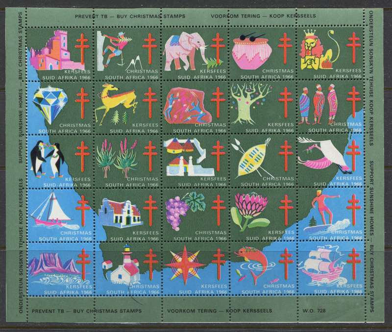 RSA - Christmas Stamps - 1966 - MNH