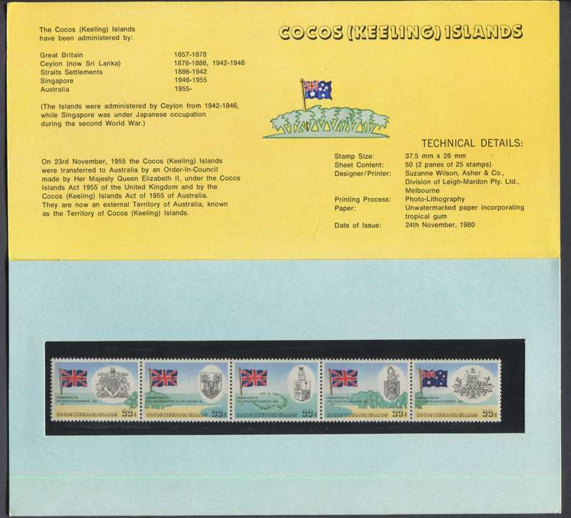 Cocos Islands - Presentation Pack - 1980 - MNH