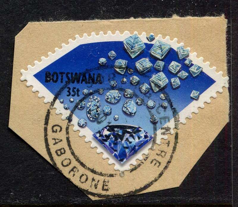 Botswana - Used On Piece