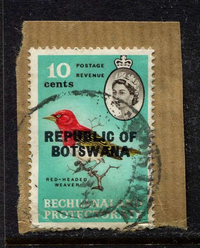 Botswana - Used On Piece
