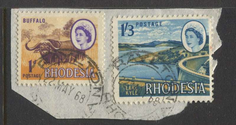 Rhodesia - Used On Piece