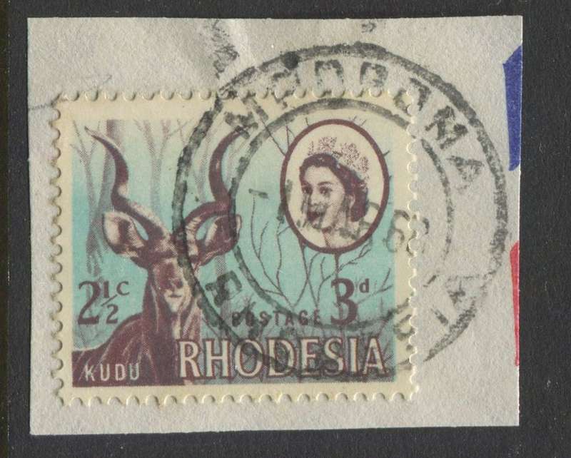 Rhodesia - Used On Piece