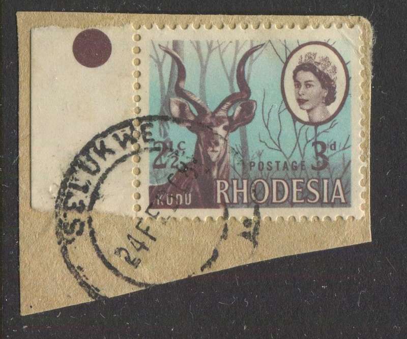 Rhodesia - Used On Piece