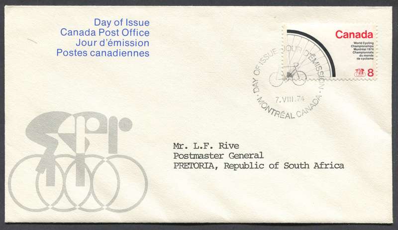 Canada - FDC - 1974