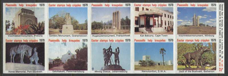RSA - Easter Stamps - Sheet of 10 - 1979 - MNH