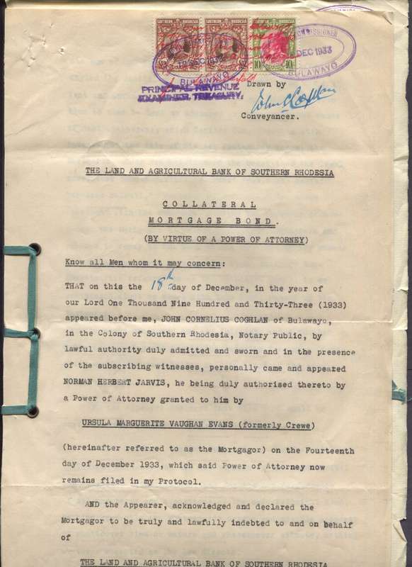 Southern Rhodesia - Revenue Document