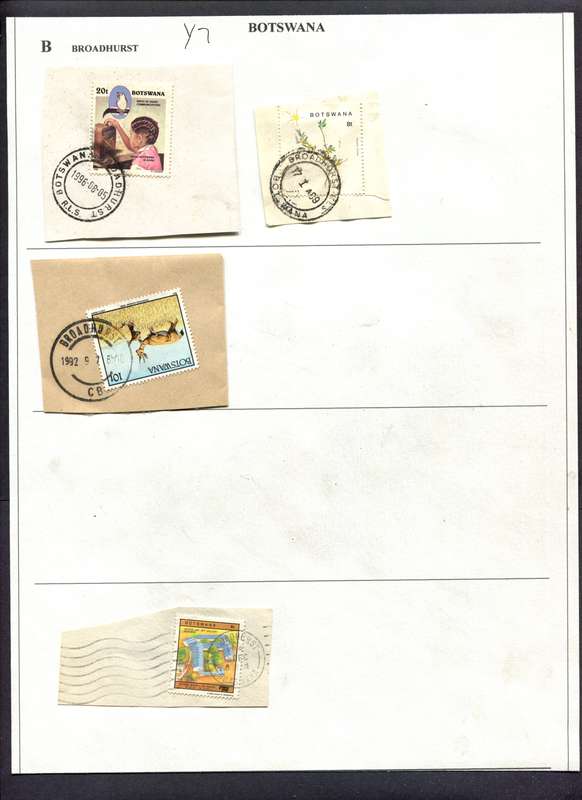 Botswana - 4 Pieces Mounted(Hinged) on Album Page