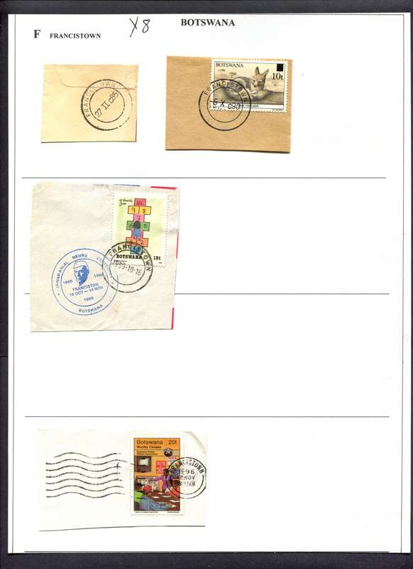 Botswana - 4 Pieces Mounted(Hinged) on Album Page