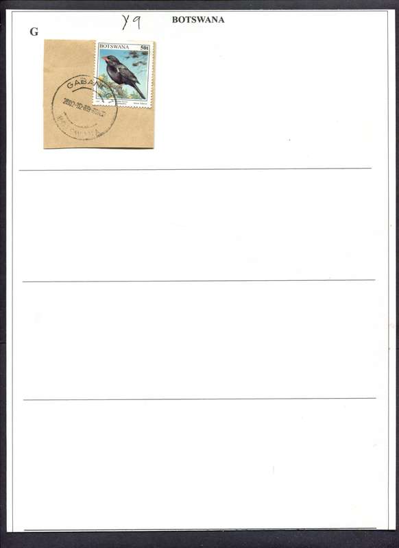 Botswana - 1 Piece Mounted(Hinged) on Album Page
