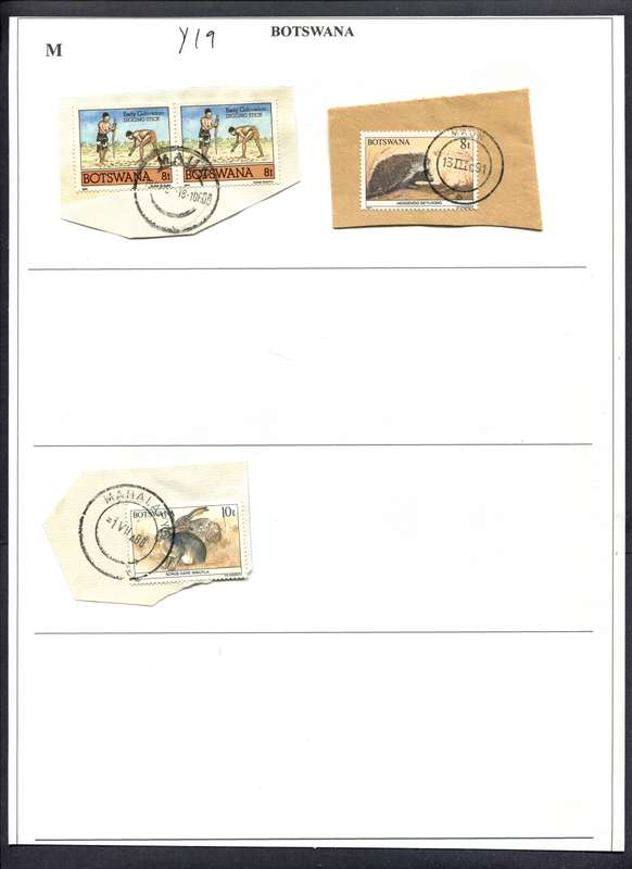 Botswana - 3 Pieces Mounted(Hinged) on Album Page