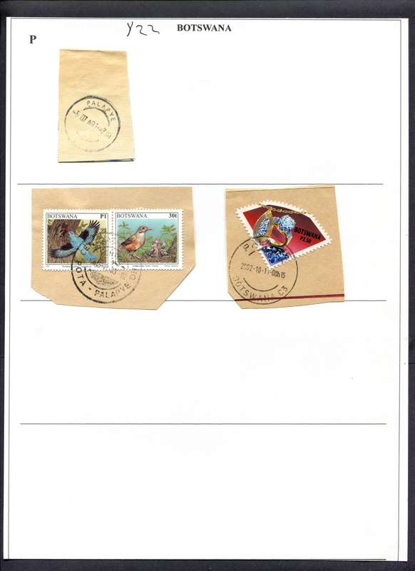 Botswana - 3 Pieces Mounted(Hinged) on Album Page