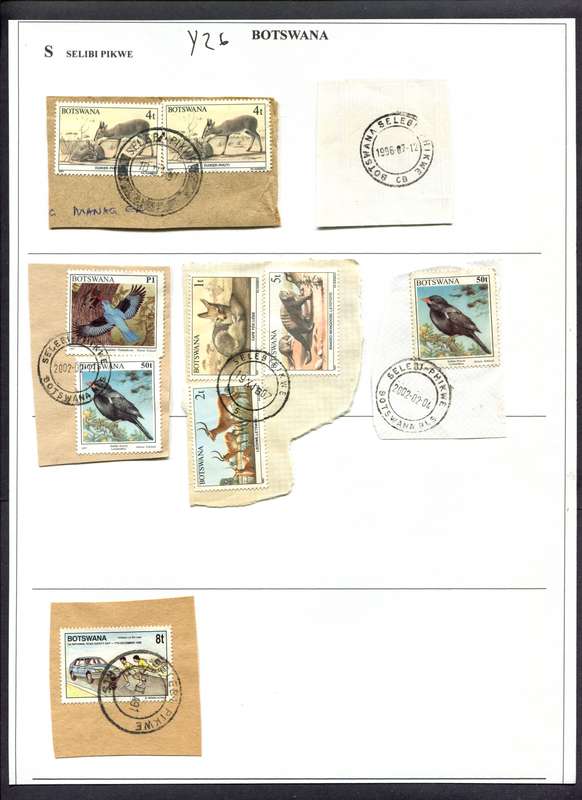 Botswana - 6 Pieces Mounted(Hinged) on Album Page