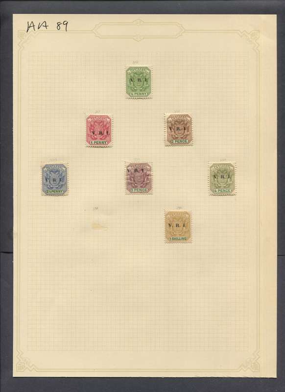 Transvaal - 7 Stamps Mounted(Hinged) on Old Album Page