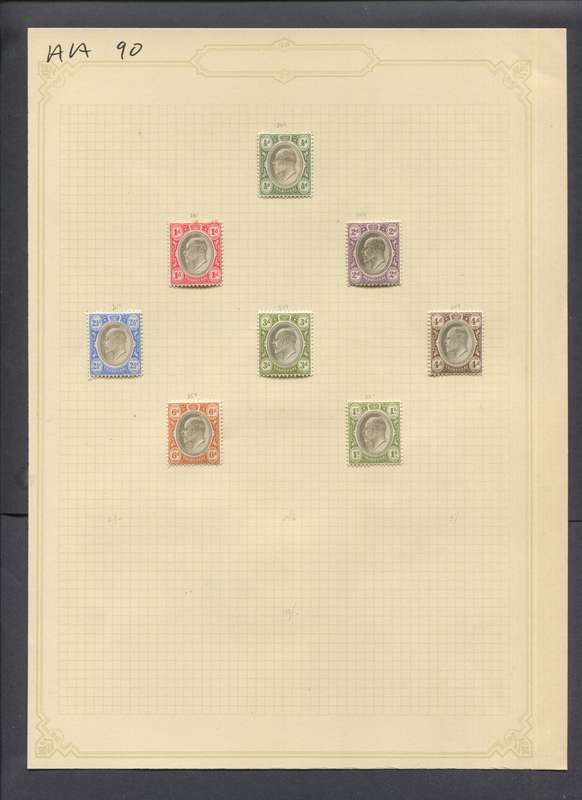 Transvaal - 8 Stamps Mounted(Hinged) on Old Album Page