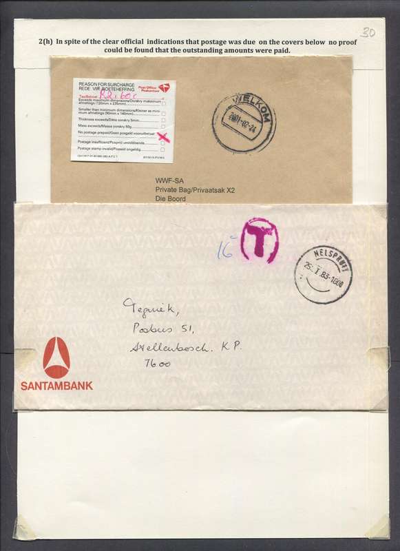 Meter Mail - 2 Items - Mounted On Album Page - Some Photo Corners On Covers