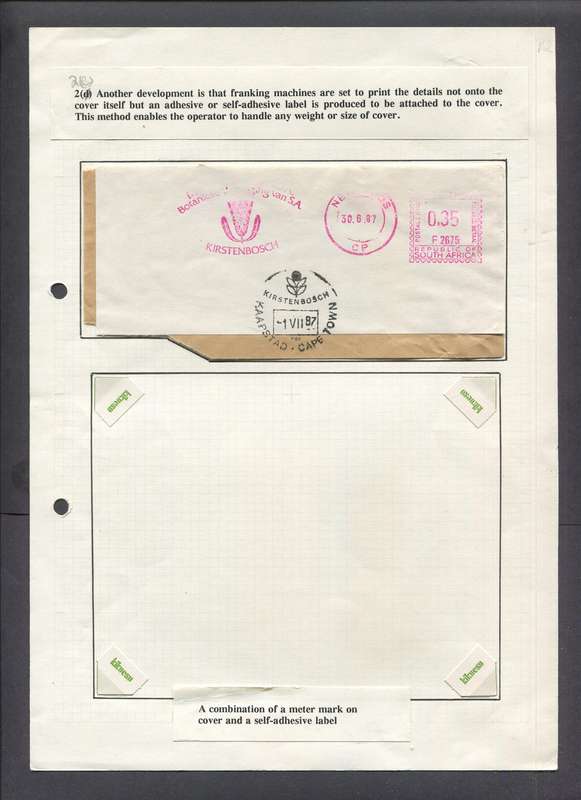 Meter Mail - 1 Item - Mounted On Album Page