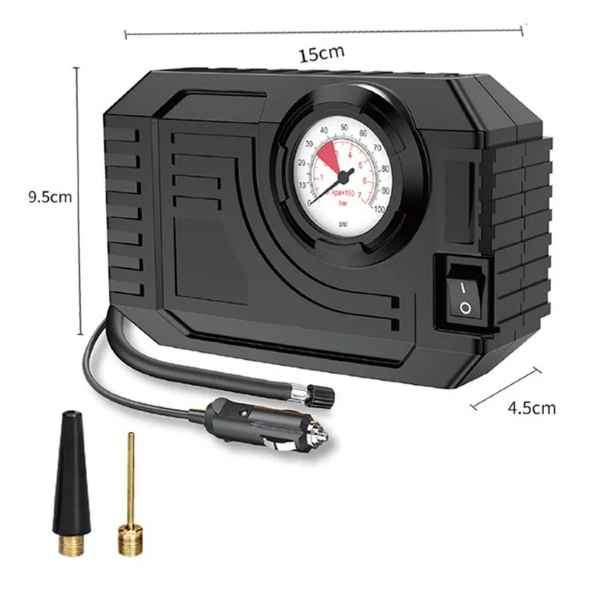 Brilliant CARSUN 12V Emergency Electric Car Tyre Inflator Compressor Pump