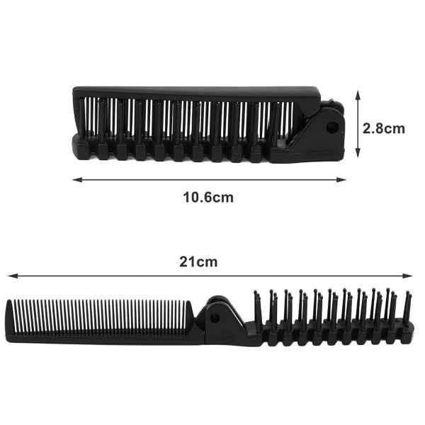 Unisex Professional Foldable & Compact  2 in 1  Anti Static Hair Comb