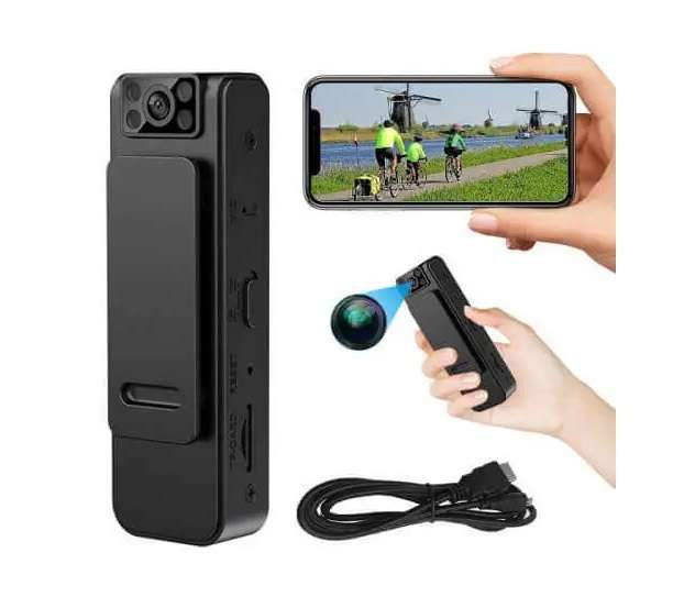 Incredibly Sleek & Powerful Surveillance & Stealthy Full HD Hidden Bodycam Security Camera