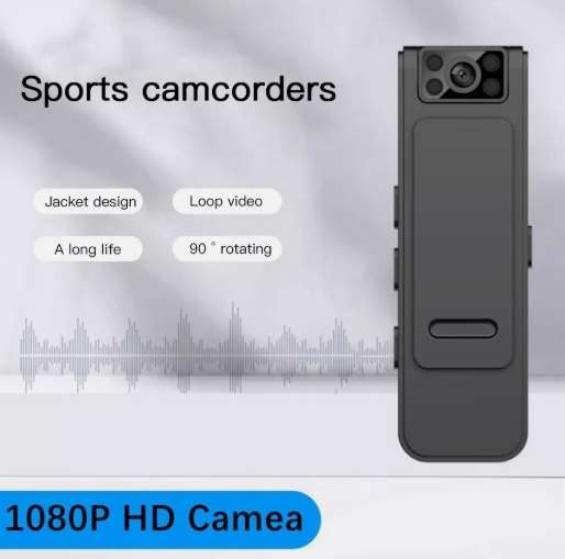 Incredibly Sleek & Powerful Surveillance & Stealthy Full HD Hidden Bodycam Security Camera