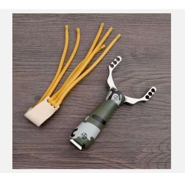 Powerful Wishbone High Velocity Camo Hunting or Self Defence Slingshot