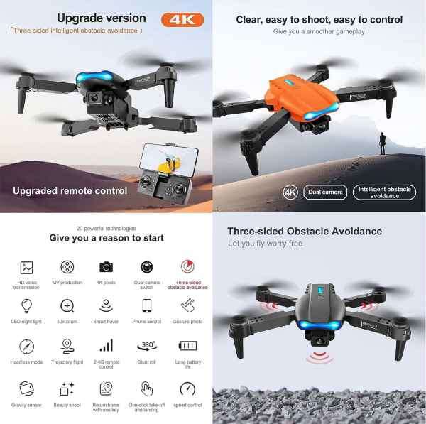Superflow  E99 Obstical Conqueror 4K Camera Drone