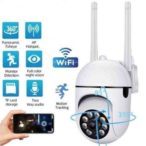 Brilliant 2.4G 1080P WIRELESS WIFI SECURITY WALL MOUNTED HD CAMERA
