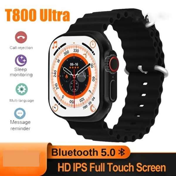 S10 ULTRA BIG 2.01" FACE INFINITE DISPLAY RUGGED SMARTWATCH WITH 7 INTERCHANGEABLE STRAPS