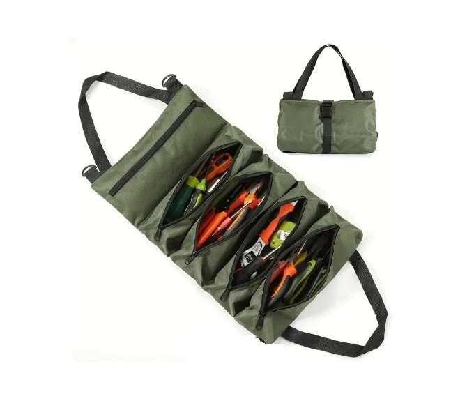 HEAVY DUTY PRACTICAL & EFFICIENT WATER RESISTANT ROLLUP TOOL BAG